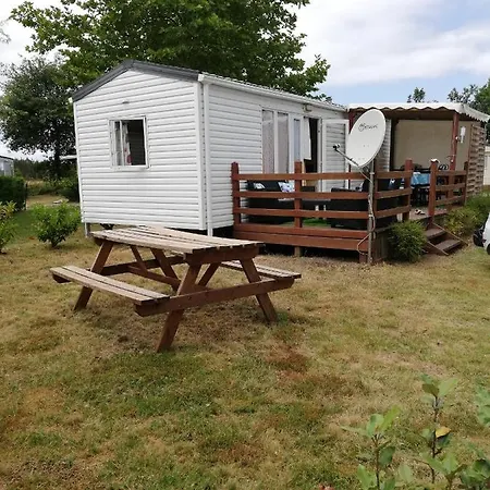 Mobilhome Camping La Lande 米尼赞海滩